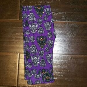 Vintage Lularoe kids L XL owl leggings purple rare clothes pants